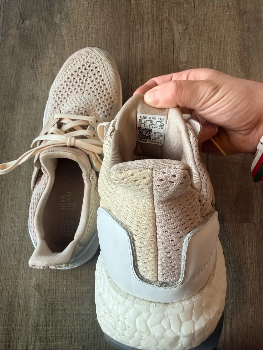 Women’s adidas Ultra Boost in Two-Tone Light Blush